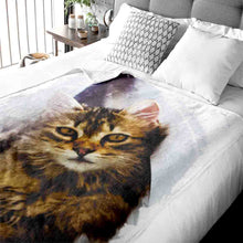 Load image into Gallery viewer, Custom Fleece Blanket With Picture - Your Photo on Blanket