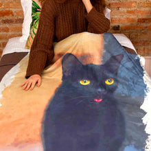 Load image into Gallery viewer, Custom Fleece Blanket With Picture - Your Photo on Blanket