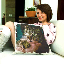 Load image into Gallery viewer, Custom Couch Pillow Prints Custom Throw Pillow Artwork from Photo Personalized Art from Photo