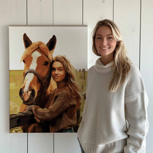 Load image into Gallery viewer, Custom Wall Art Canvas Print - Portrait Canvas Wrap - Personalized Artwork
