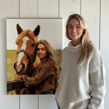 Load image into Gallery viewer, Custom Wall Art Canvas Print - Portrait Canvas Wrap - Personalized Artwork