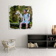 Load image into Gallery viewer, Custom Wall Art Canvas Print - Square Canvas Wrap - Personalized Artwork
